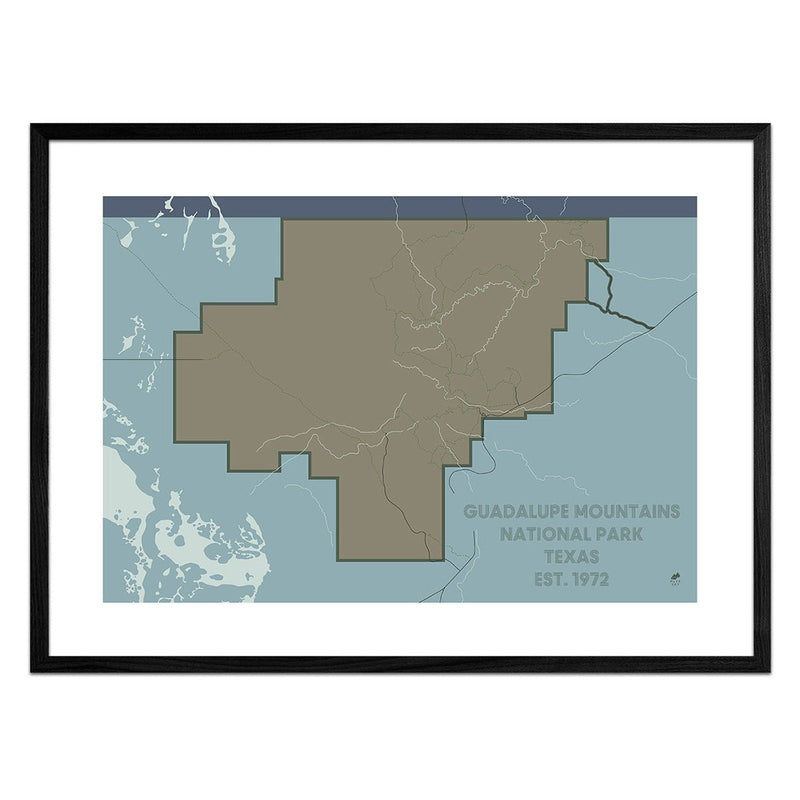Guadalupe Mountains National Park Map - Muir Way - National Park