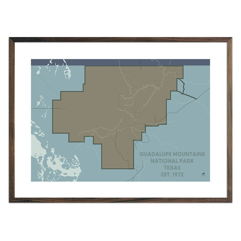 Guadalupe Mountains National Park Map - Muir Way - National Park