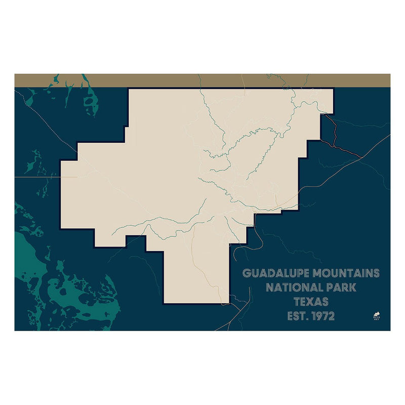 Guadalupe Mountains National Park Map - Muir Way - National Park