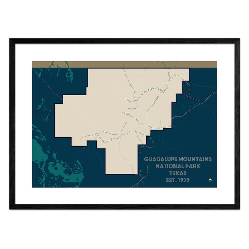 Guadalupe Mountains National Park Map - Muir Way - National Park