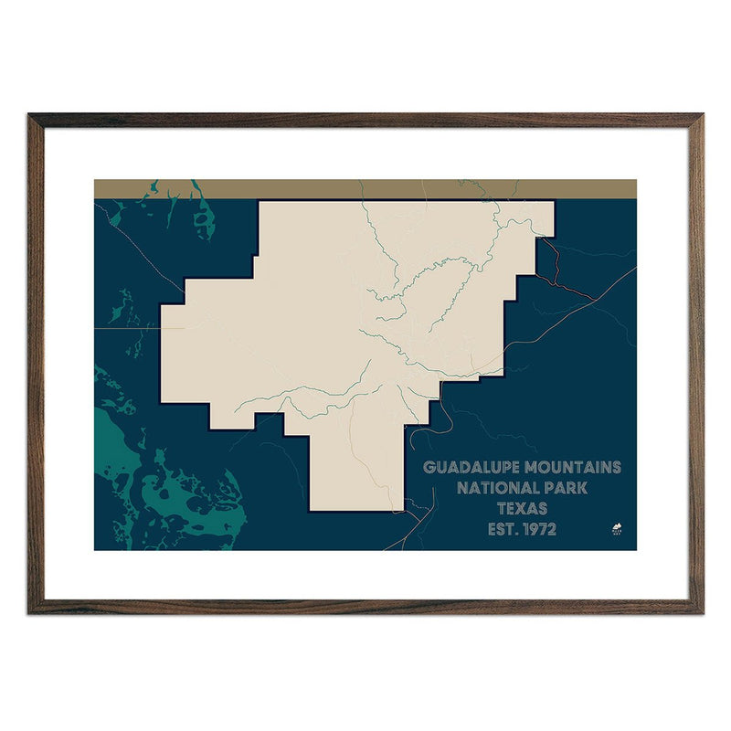 Guadalupe Mountains National Park Map - Muir Way - National Park