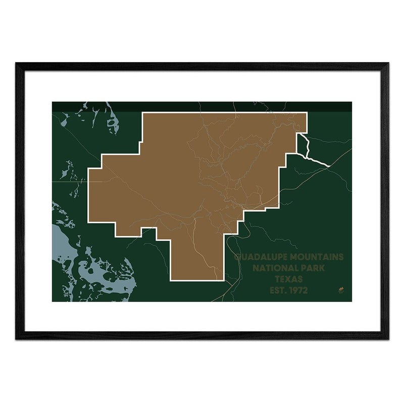 Guadalupe Mountains National Park Map - Muir Way - National Park