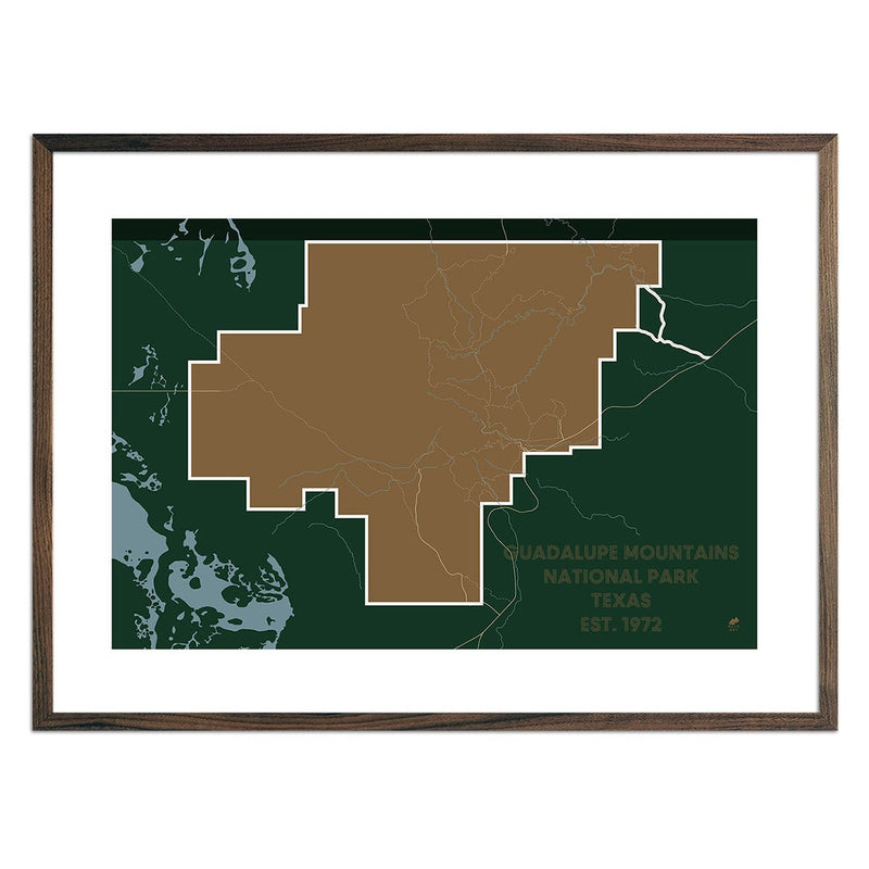Guadalupe Mountains National Park Map - Muir Way - National Park
