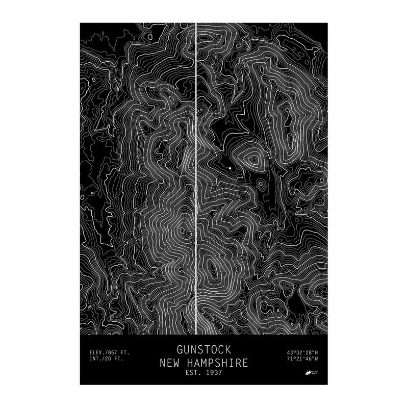 Gunstock, New Hampshire - Muir Way - TOPO Series