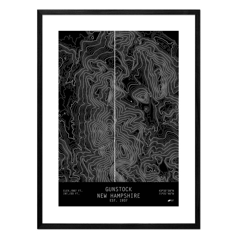 Gunstock, New Hampshire - Muir Way - TOPO Series
