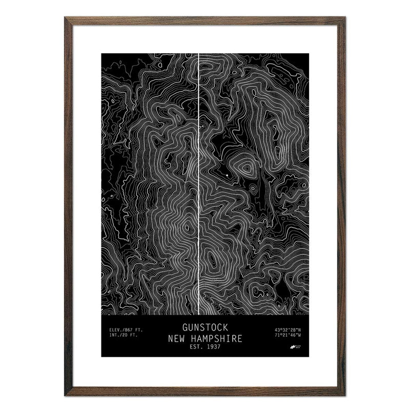 Gunstock, New Hampshire - Muir Way - TOPO Series