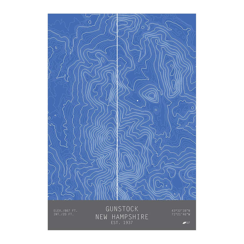 Gunstock, New Hampshire - Muir Way - TOPO Series