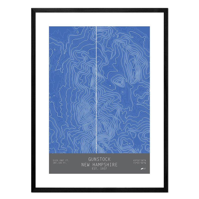 Gunstock, New Hampshire - Muir Way - TOPO Series