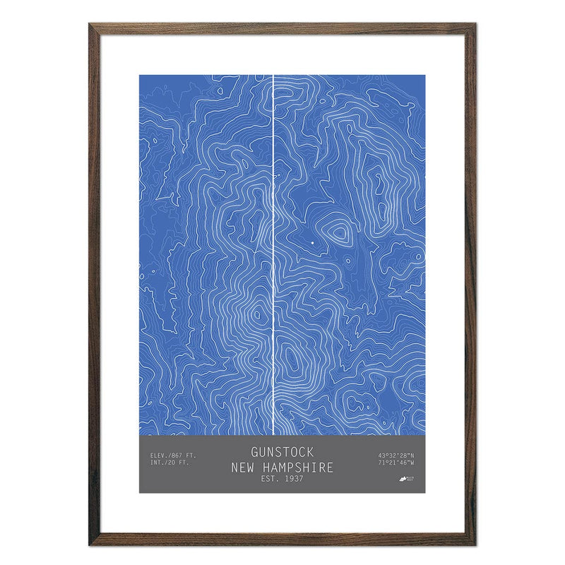 Gunstock, New Hampshire - Muir Way - TOPO Series