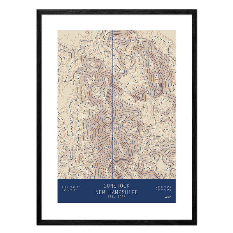 Gunstock, New Hampshire - Muir Way - TOPO Series