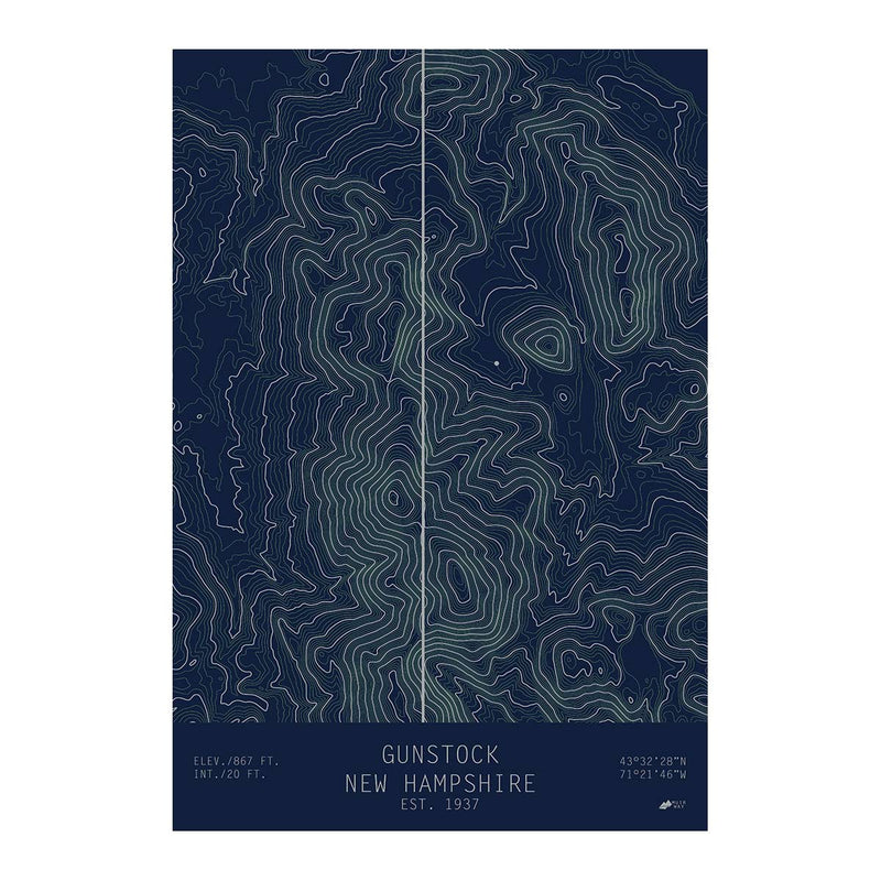 Gunstock, New Hampshire - Muir Way - TOPO Series