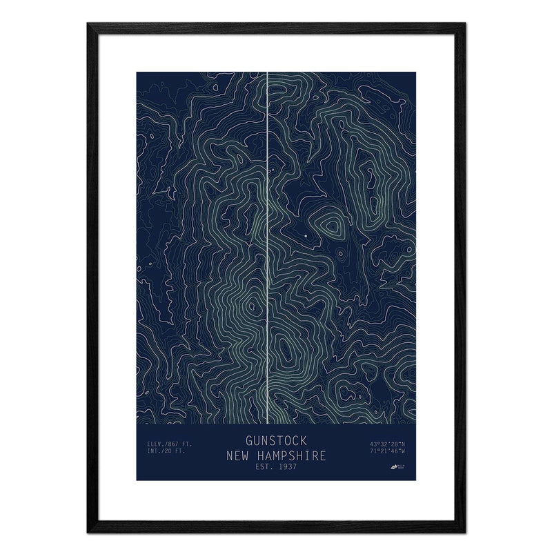 Gunstock, New Hampshire - Muir Way - TOPO Series