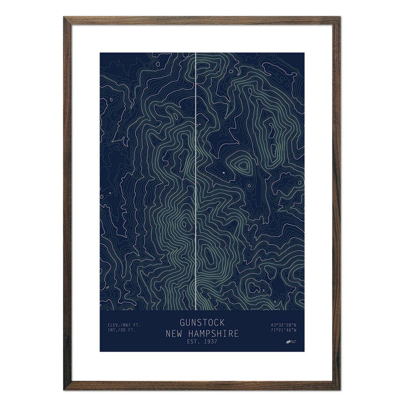 Gunstock, New Hampshire - Muir Way - TOPO Series