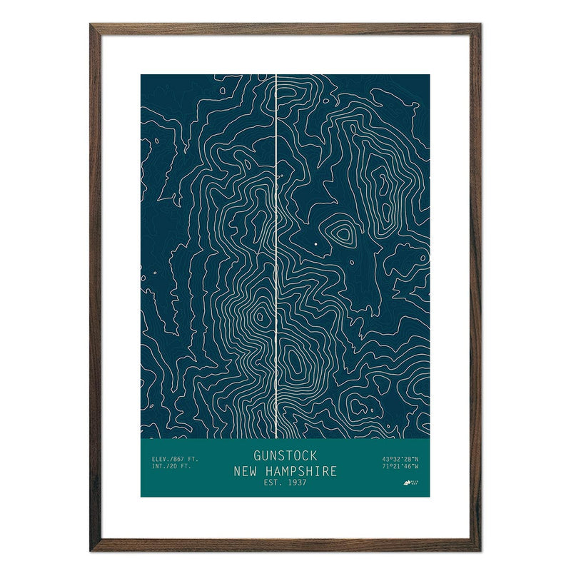 Gunstock, New Hampshire - Muir Way - TOPO Series