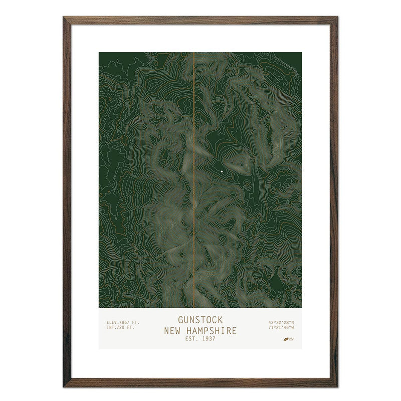 Gunstock, New Hampshire - Muir Way - TOPO Series