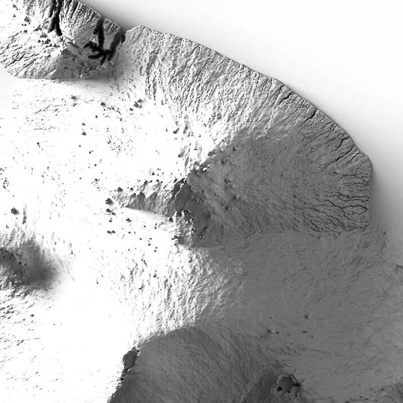 Hawaii Elevation Map - Muir Way - Elevation