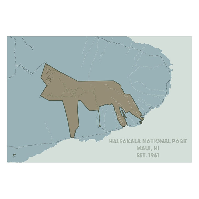 Haleakala National Park Map - Muir Way - National Park