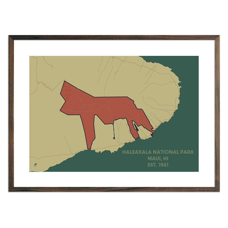 Haleakala National Park Map - Muir Way - National Park