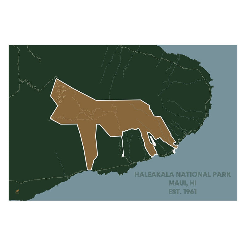 Haleakala National Park Map - Muir Way - National Park