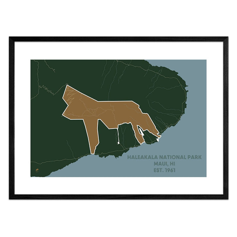 Haleakala National Park Map - Muir Way - National Park