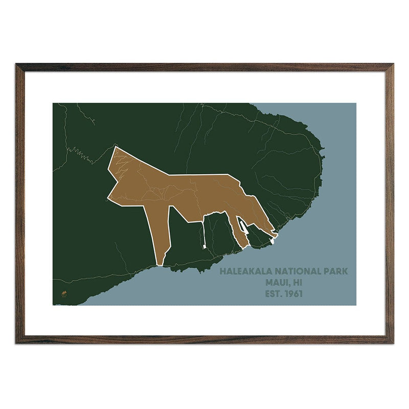 Haleakala National Park Map - Muir Way - National Park