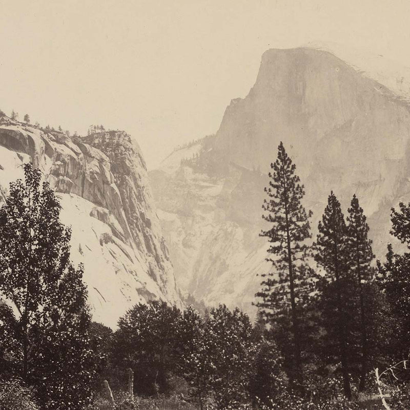 Half Dome, Yosemite 1868 - Muir Way - Photograph