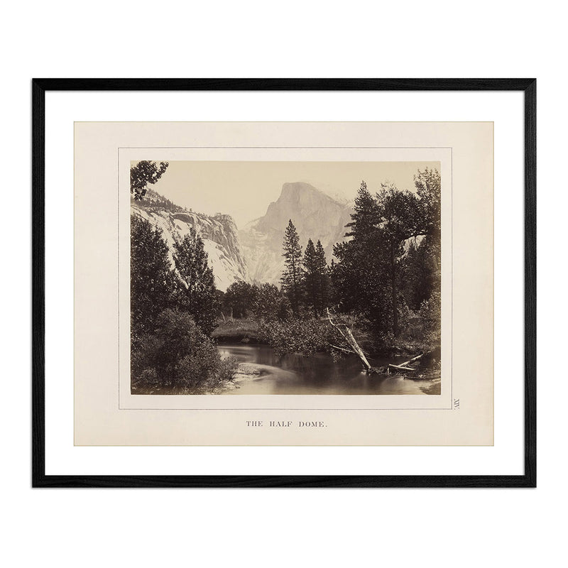Half Dome, Yosemite 1868 - Muir Way - Photograph