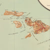 Hawaiian Islands 1918 Map