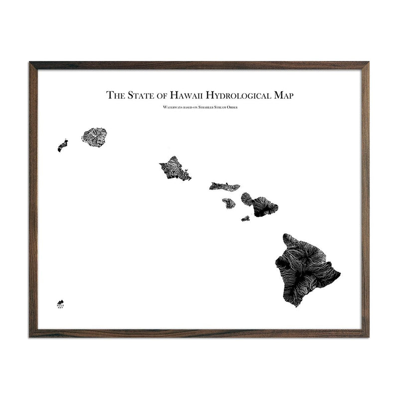 Hawaii Hydrological Map - Muir Way - Hydrology