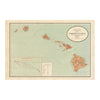 Hawaiian Islands 1918 Map
