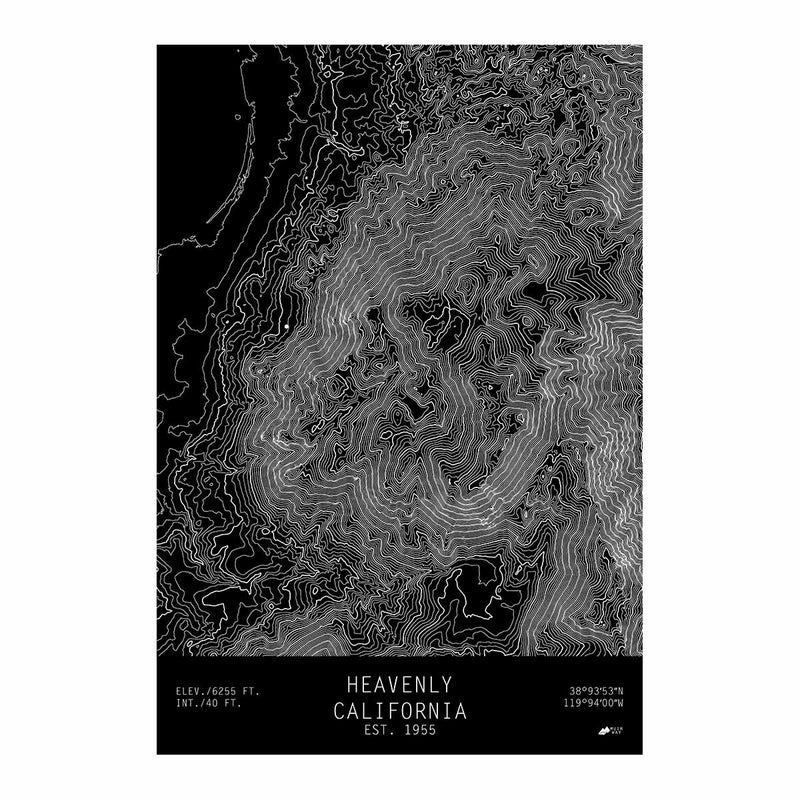 Heavenly, California - Muir Way - TOPO Series