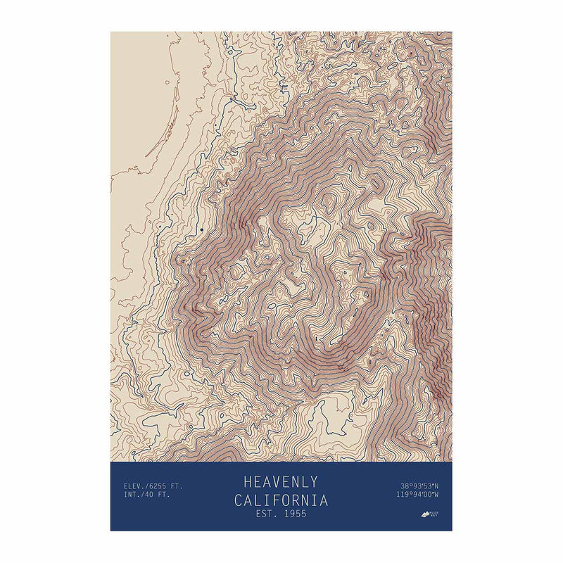Heavenly, California - Muir Way - TOPO Series