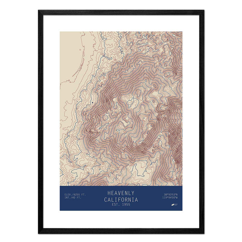 Heavenly, California - Muir Way - TOPO Series