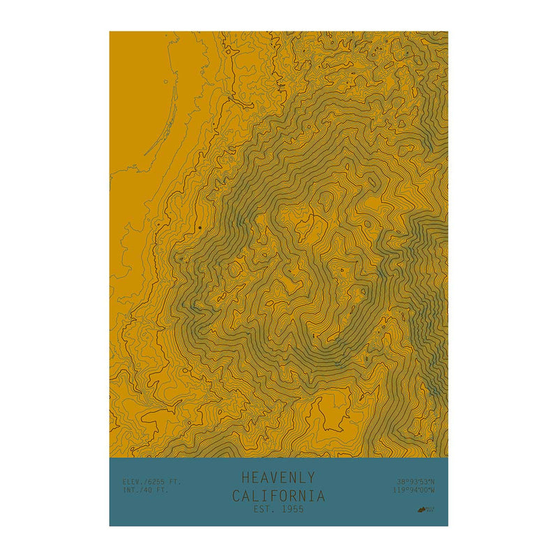 Heavenly, California - Muir Way - TOPO Series