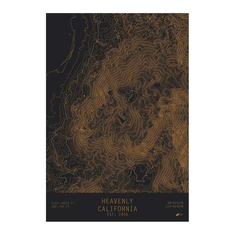 Heavenly, California - Muir Way - TOPO Series