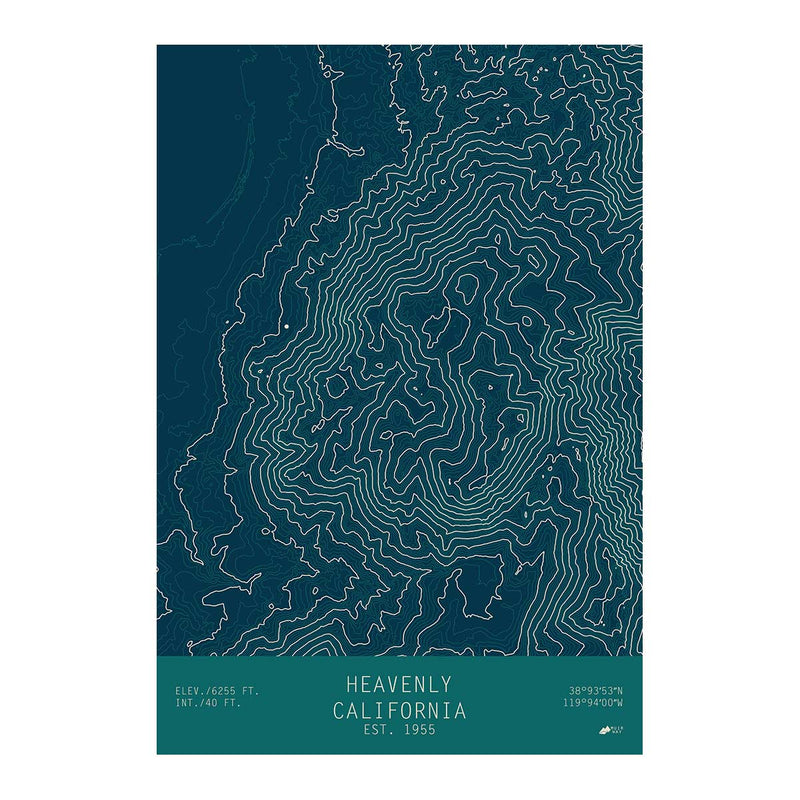 Heavenly, California - Muir Way - TOPO Series