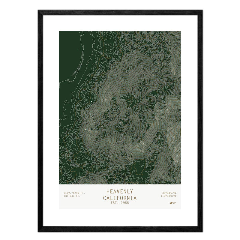 Heavenly, California - Muir Way - TOPO Series