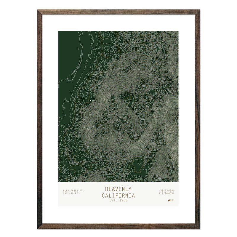Heavenly, California - Muir Way - TOPO Series
