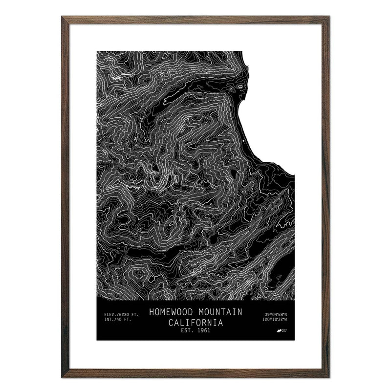 Homewood, California - Muir Way - TOPO Series