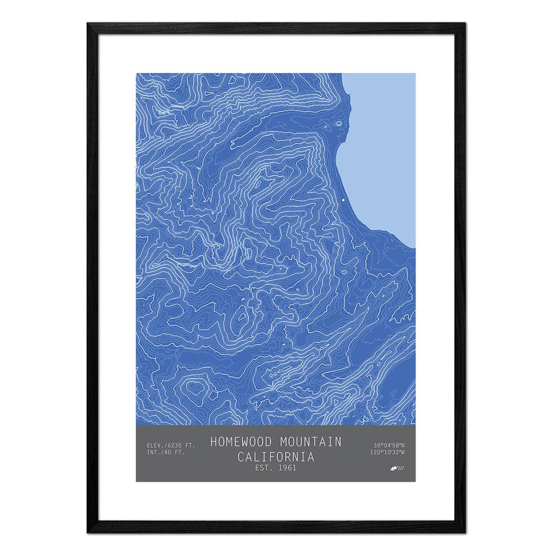 Homewood, California - Muir Way - TOPO Series