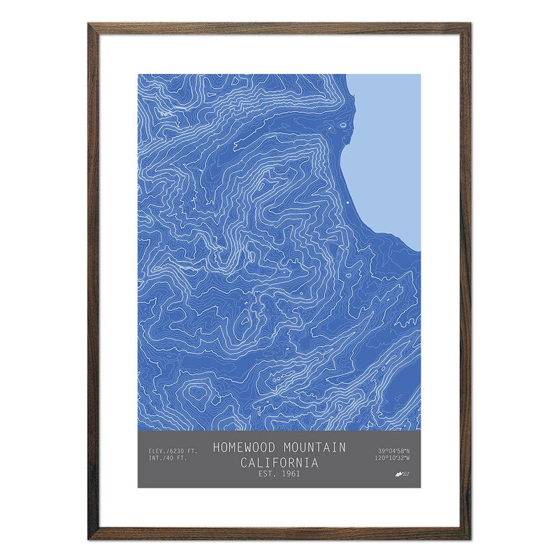 Homewood, California - Muir Way - TOPO Series