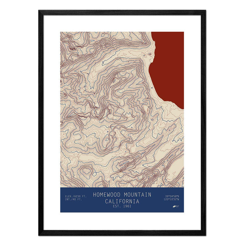 Homewood, California - Muir Way - TOPO Series