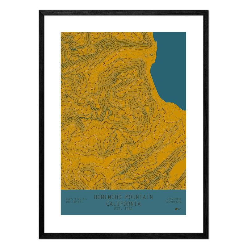Homewood, California - Muir Way - TOPO Series