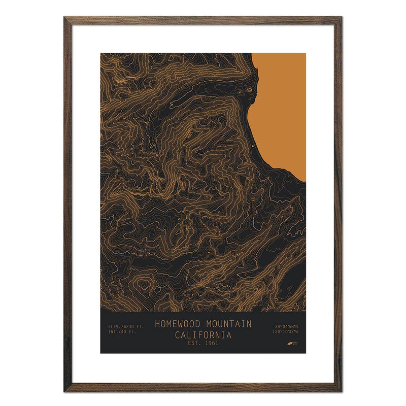 Homewood, California - Muir Way - TOPO Series
