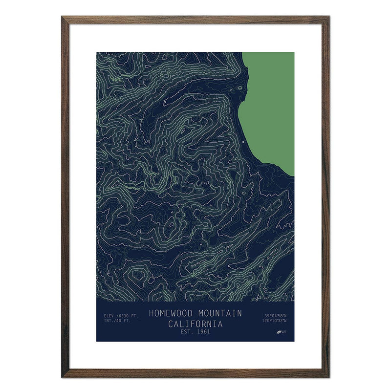 Homewood, California - Muir Way - TOPO Series