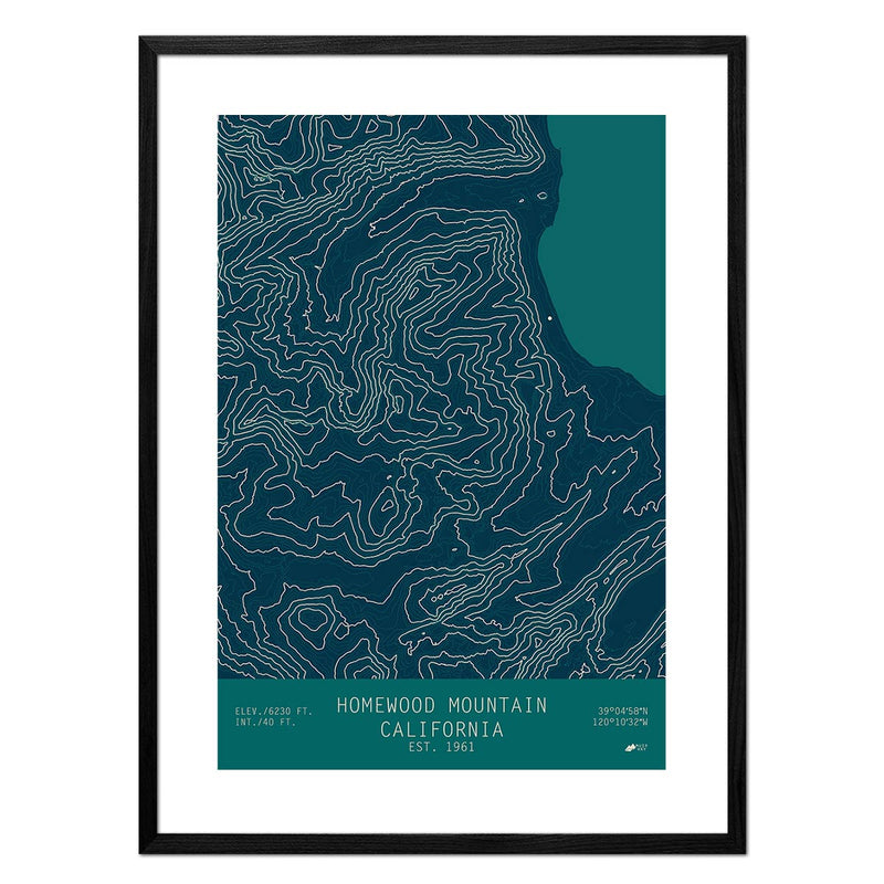 Homewood, California - Muir Way - TOPO Series