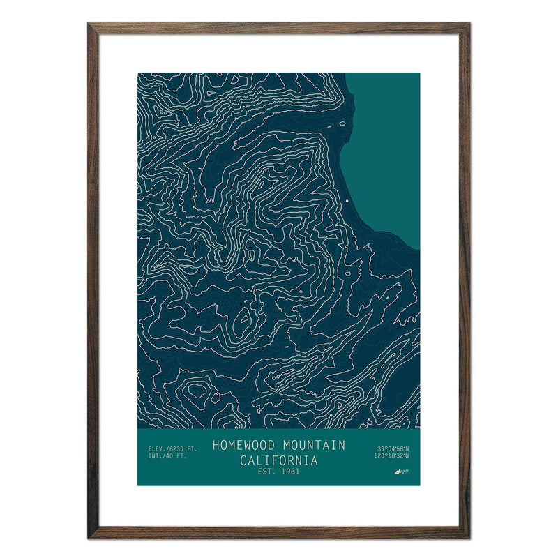 Homewood, California - Muir Way - TOPO Series
