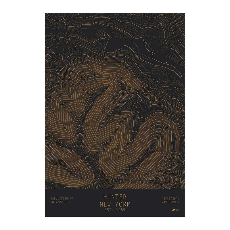 Hunter, New York - Muir Way - TOPO Series