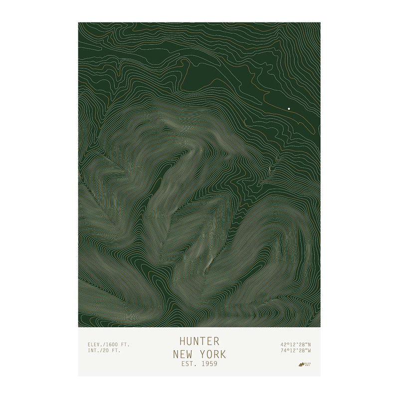 Hunter, New York - Muir Way - TOPO Series