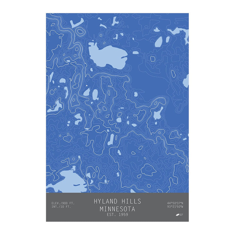 Hyland Hills, Minnesota - Muir Way - TOPO Series